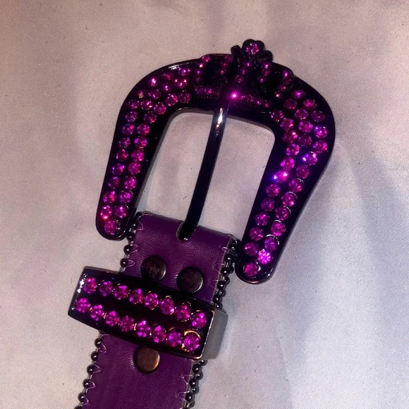 B.B. Simon | Accessories | Purple Bbsimons Belt | Poshmark